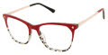 L.A.M.B. LA101 Red (RED) Eyeglasses - Color Image