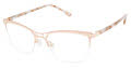 L.A.M.B. LA102 Blush / Rose Gold (BLS) Eyeglasses - Color Image