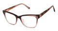 L.A.M.B. LA136 Burgundy (BUR) Eyeglasses - Color Image