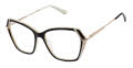 L.A.M.B. LA143 Black (BLK) Eyeglasses - Color Image