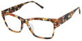 L.A.M.B. LAUF097 Multicolor Blush/Black (MUL) Eyeglasses - Color Image