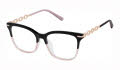 L.A.M.B. LAUF151 Black / Blush (BLK) Eyeglasses - Color Image