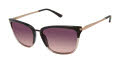 L.A.M.B. LA566 Black / Blush (BLK) Sunglasses - Color Image