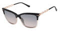 L.A.M.B. LA598 Black / Blush (BLK) Sunglasses - Color Image