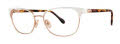 Lilly Pulitzer Kira White Eyeglasses - Color Image