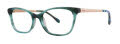 Lilly Pulitzer Selma Teal in the Details Eyeglasses - Color Image