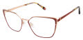 Lulu Guinness L231 Burgundy (BUR) Eyeglasses - Color Image