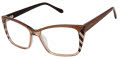 Lulu Guinness L937 Brown (BRN) Eyeglasses - Color Image