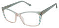Lulu Guinness L937 Pink Green (PNK) Eyeglasses - Color Image
