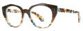 Lafont Nightclub Brown (5188) Eyeglasses - Color Image