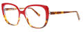 Lafont Papillon Red (6127) Eyeglasses - Color Image