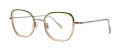 Lafont PODIUM Green & Pink (7740) Eyeglasses - Color Image