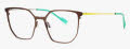 Lafont Issy & La Oblique Brown (5537) Eyeglasses - Color Image