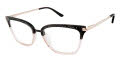 L.A.M.B. LA058 Black Blush (BLK) Eyeglasses - Color Image