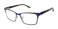 L.A.M.B. LA086 Navy (NAV) Eyeglasses - Color Image