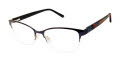 L.A.M.B. LA091 Navy (NAV) Eyeglasses - Color Image