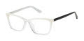 L.A.M.B. LAUF080 Crystal / Bone (CRY) Eyeglasses - Color Image