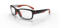 Rec Specs Liberty Sport Z8-Y10 Shiny Black Orange (253) Eyeglasses - Color Image