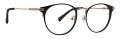Life is Good Cecelia Matte Black Eyeglasses - Color Image