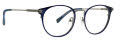 Life is Good Cecelia Matte Blue Eyeglasses - Color Image