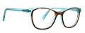 Life is Good Kids Rosey Teal Eyeglasses - Color Image