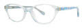 Lilly Pulitzer Girls Paquita Aqua Eyeglasses - Color Image