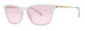 Lilly Pulitzer Martinique White Sunglasses - Color Image