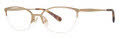 Lilly Pulitzer Bryce Gold Eyeglasses - Color Image