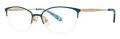 Lilly Pulitzer Bryce Teal Eyeglasses - Color Image