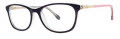 Lilly Pulitzer Landry Navy Eyeglasses - Color Image