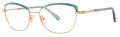 Lilly Pulitzer Shelli Teal Eyeglasses - Color Image