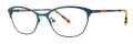 Lilly Pulitzer Sutton Teal Eyeglasses - Color Image