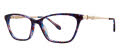 Lilly Pulitzer Marzian Purple Eyeglasses - Color Image