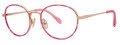 Lilly Pulitzer Girls Teddi Pink Eyeglasses - Color Image