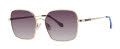 Lilly Pulitzer Maldives Sea Grey Sunglasses - Color Image