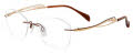 Line Art XL 2176 Brown Eyeglasses - Color Image