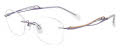 Line Art XL 2176 Lavender Eyeglasses - Color Image