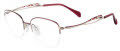 Line Art XL 2177 Plum Eyeglasses - Color Image