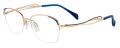 Line Art XL 2178 Navy Eyeglasses - Color Image