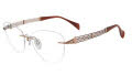 Line Art XL 2179 Brown Eyeglasses - Color Image