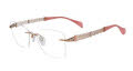 Line Art XL 2180 Rose Gold Eyeglasses - Color Image