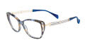 Line Art XL 2182 Blue Eyeglasses - Color Image