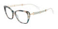 Line Art XL 2182 Green Eyeglasses - Color Image