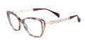 Line Art XL 2182 Rose Eyeglasses - Color Image