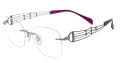 Line Art XL 2183 Lavender Eyeglasses - Color Image