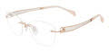 Line Art XL 2151 Rose Gold Eyeglasses - Color Image