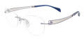 Line Art XL 2151 Blue Eyeglasses - Color Image