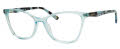 Liz Claiborne L 474 Turquoise Crystal (2Z2) Eyeglasses - Color Image