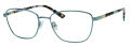 Liz Claiborne L 682 Teal (ZI9) Eyeglasses - Color Image