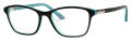 Liz Claiborne L 443 Black Teal (0ETJ) Eyeglasses - Color Image